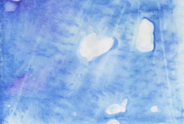 suluboya mavi arka plan. çizilen fırça ver. boyama doku kağıt