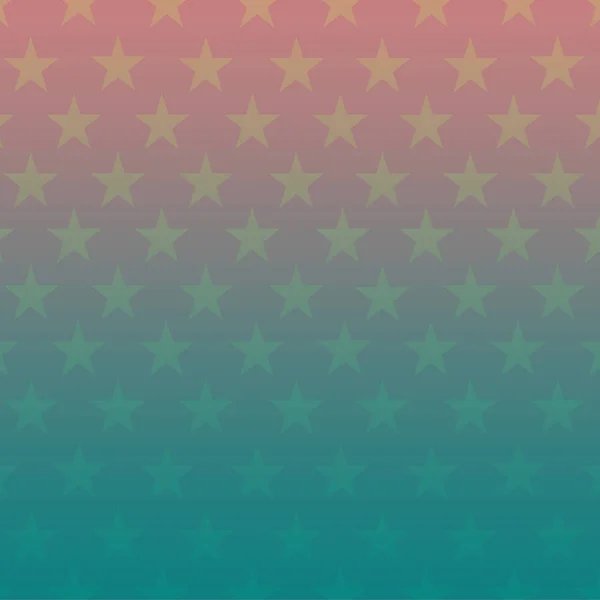 Fundo estilo retrô. Cores de tendência Synthwave. Padrão de estrelas em ping e gradiente verde. Banner vintage . — Fotografia de Stock