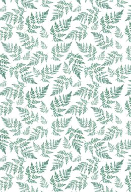 Suluboya çiçek deseni yeşillik doğal dalları, yeşil yaprakları, otlar, tropikal bitki el çizilmiş suluboya illüstrasyon, taze güzellik rustik çevre dostu beyaz arka plan