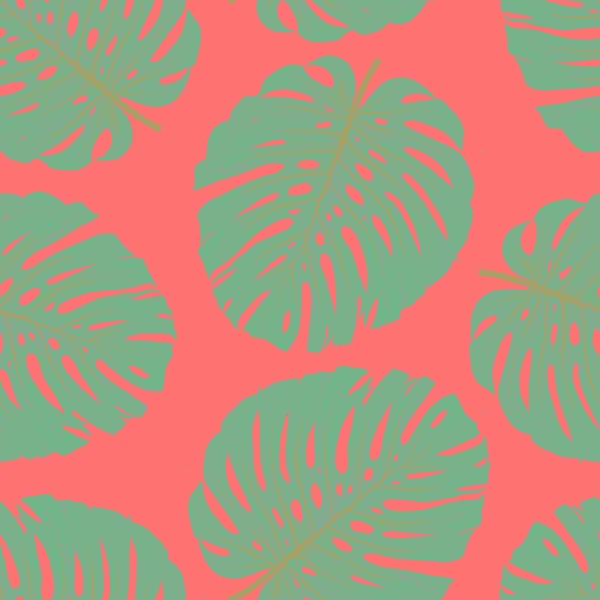 열 대 잎 패턴, 꽃과 결혼식을 위한 큰부리새 수채화 이국적인 프레임, 초대, 생일 카드. 고립 된 일러스트 레이 리온 여름 색상, 디자인 수직 프레임 살아있는 산호 색 배경 — 스톡 사진