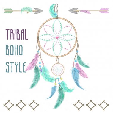 Arka plan beyaz dijital çizim fantezi geometrik kart kabile kırmızı mavi sanat parti tebrik