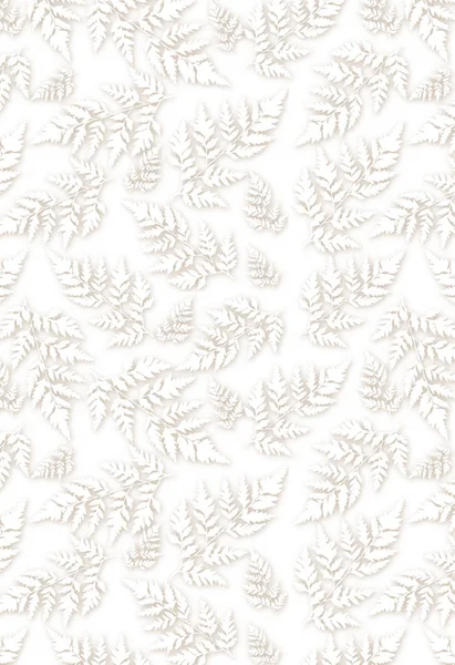 Acuarela patrón floral follaje ramas naturales, hojas verdes, hierbas, planta tropical dibujado a mano acuarela ilustración, fresco belleza rústico eco amigable fondo blanco —  Fotos de Stock