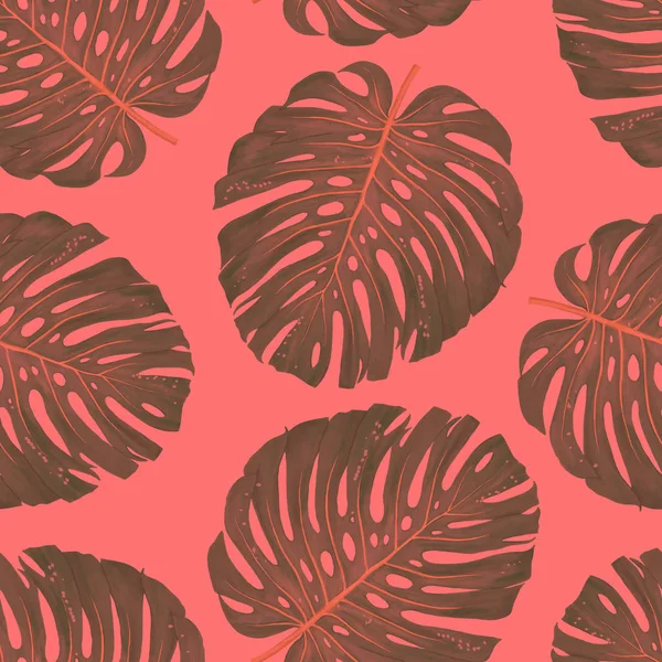 Tropikal Botanik bitkiler, arka plan yaprak dikey Hindistan cevizi ve muz kart orman renk tasarlamak yaprak yaşam çerçeve