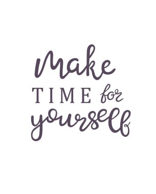 Elle çizilmiş harfler sizin için zaman olun etiket. Tebrik kartları, posterler, t-shirtler, afişler, baskı davetiyeleri için mükemmel tasarım.