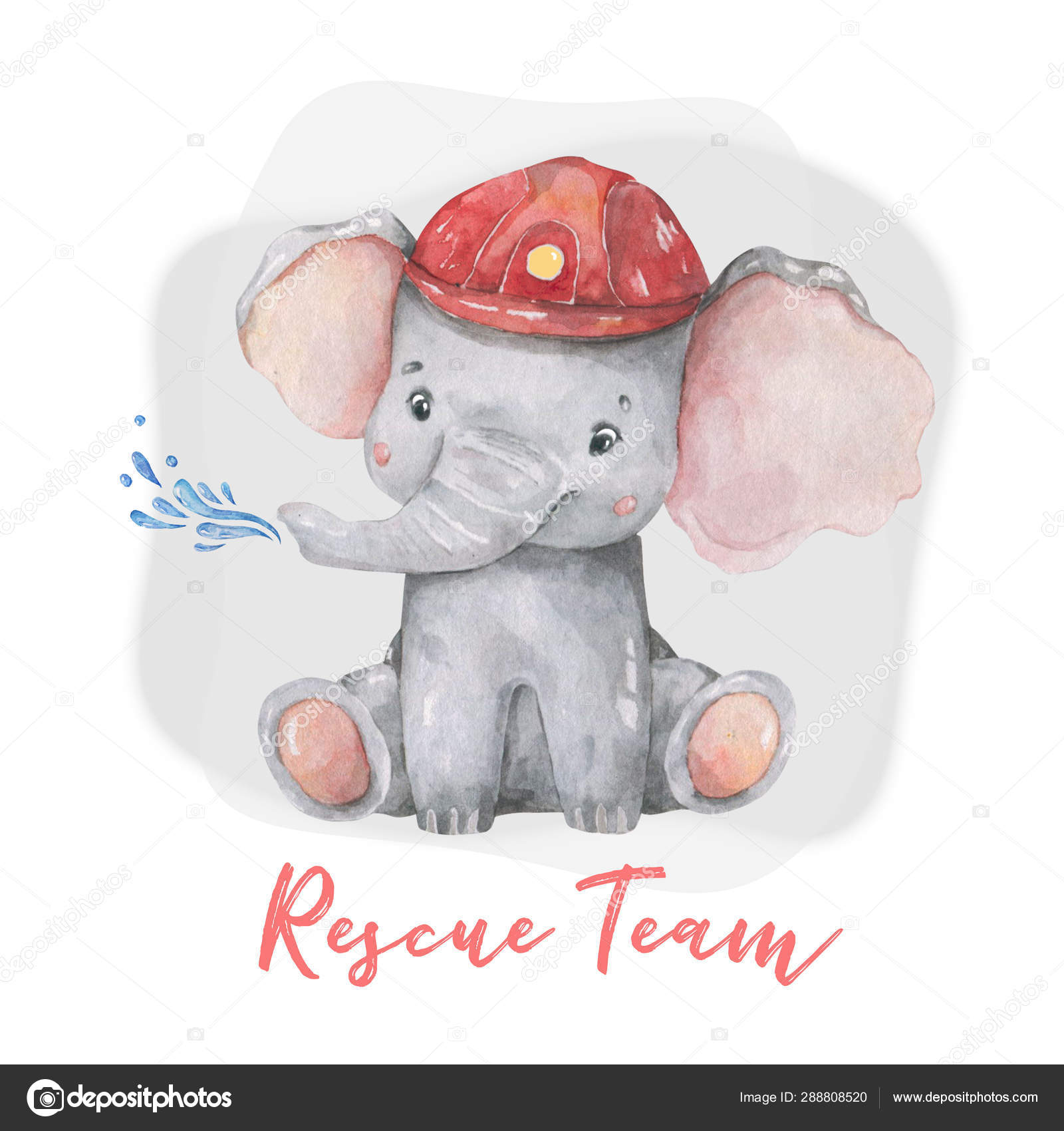 Mignon Bebe Safari Animal Elephant Belle Aquarelle Illustration Dessinee A La Main Sur Fond Blanc Isole Animal Mignon Equipe De Sauvetage Bebe Dessin Anime Inviter Carte Image Libre De Droit Par Arthouze C