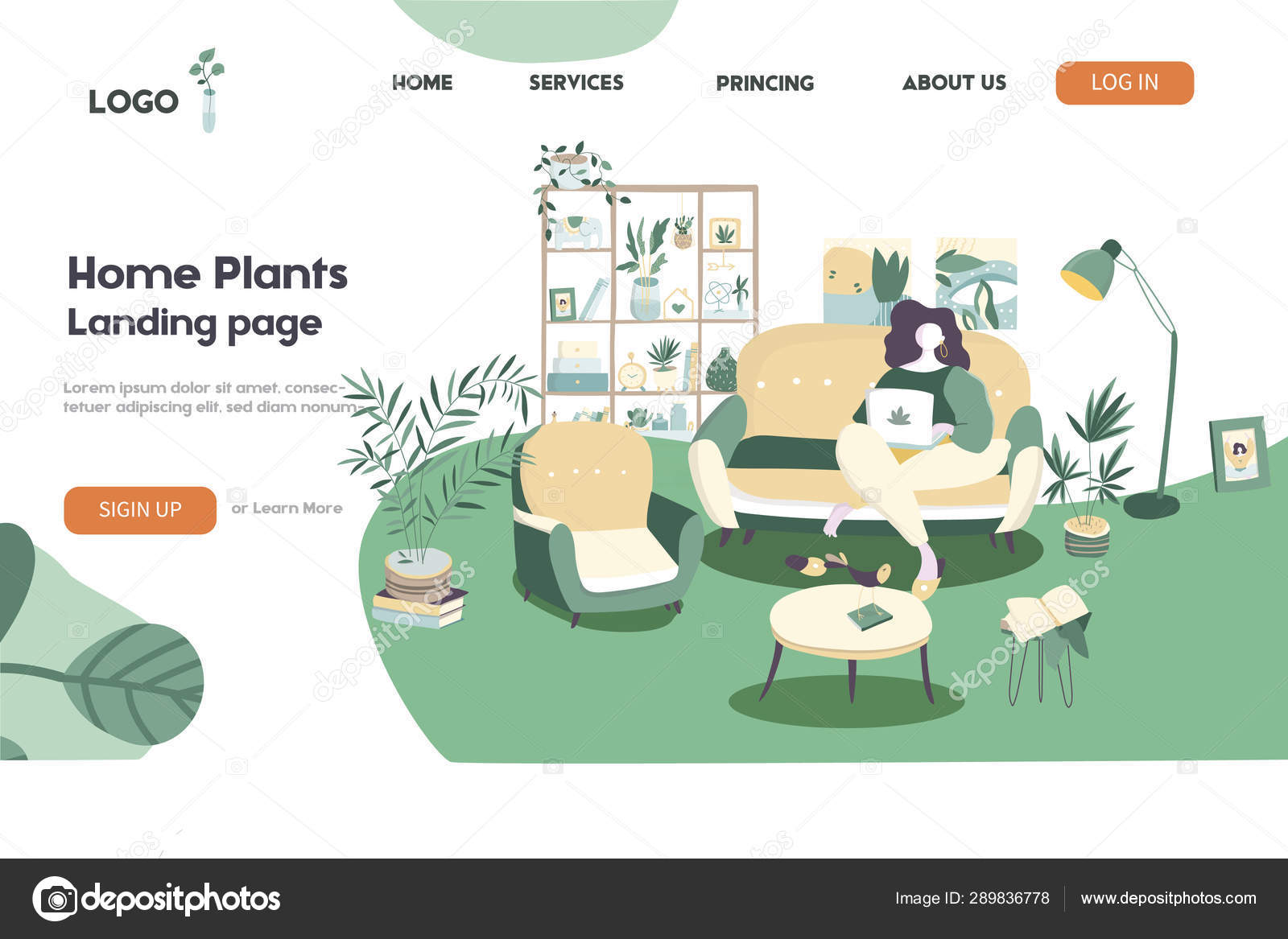 Web Page Template For Freelance Work At Home Online Jobs