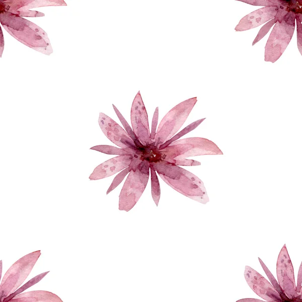 Elegantní Bezešvý Vzor Krásnými Růžovými Růžemi Pro Váš Design — Stock fotografie