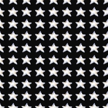 Koyu arkaplanda pürüzsüz beyaz yıldız deseni.