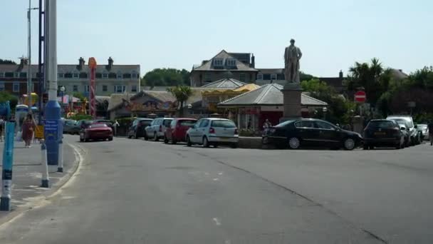 Weymouth England Vereinigtes Königreich August 2020 Blick Auf Die Windschutzscheibe — Stockvideo