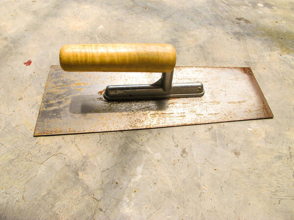 Concrete Trowel with wooden handle