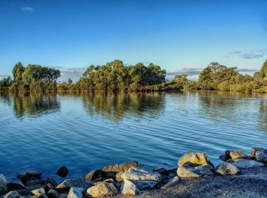 Tooradin victoria Avustralya, kenarında sular