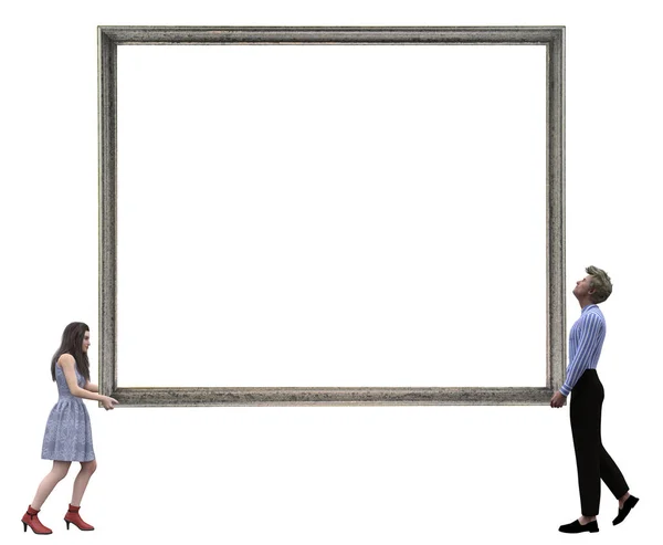 Bileşik görüntü 3D şekil modelleri ile içerik alanı kullanarak 'büyük resmi görmek' kavramı tasvir