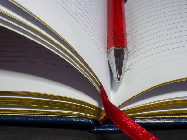 Her gün gerekli kalem: Not defteri ve defter ile bir iş adamı için ayarla