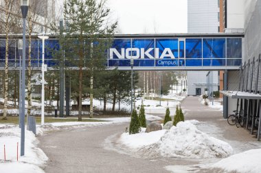 Köprü mavi Nokia logo