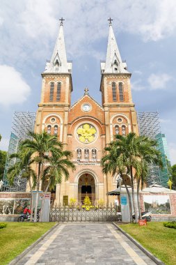 Saigon, Vietnam dış veya Notre Dame Katedrali