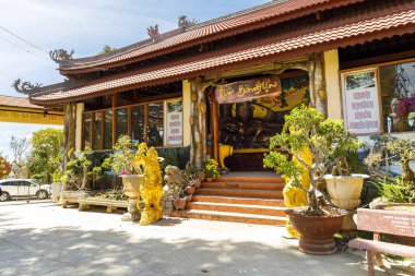 Da Lat kentinde Buddha Tapınağı, Vietnam