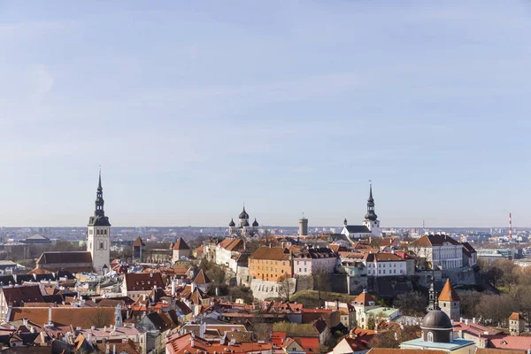 Cityscape widok na stare miasto w Tallinnie, Estonia — Zdjęcie stockowe