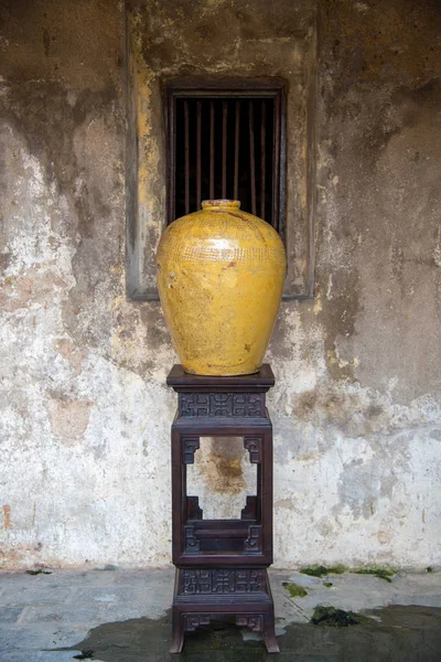 Traditional Chinese Rice Wine Jars Liquor Fermentation Vintage Tabel Thailand — Stock Photo, Image