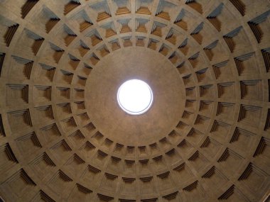 Roma 'daki Pantheon çatısı