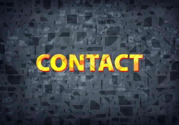 Contact Isolated Black Background Abstract Illustration — Stock Photo, Image