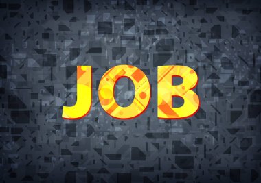 Siyah arka plan üzerinde soyut illüstrasyon izole iş