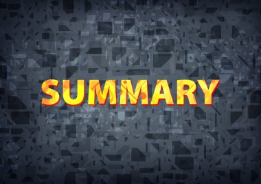 Siyah arka plan üzerinde soyut illüstrasyon izole Özeti