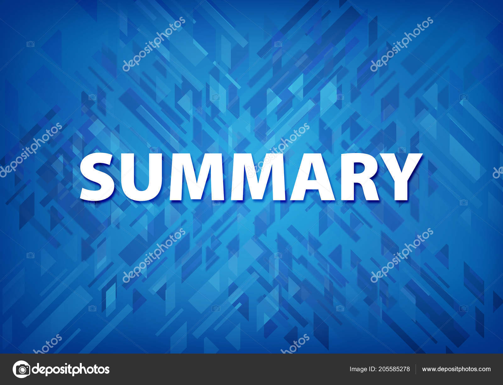 Summary Isolated Blue Background Abstract Illustration Stock Photo Image By C Fr Design