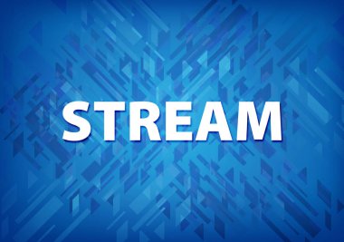 Üzerinde mavi arka plan soyut illüstrasyon izole akışı