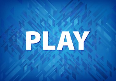 Üzerinde mavi arka plan soyut illüstrasyon izole kullan