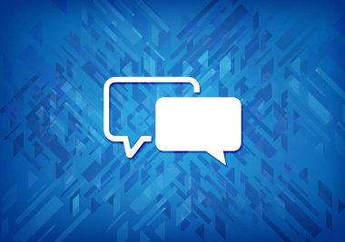 Üzerinde mavi arka plan soyut illüstrasyon izole başarı simgesi