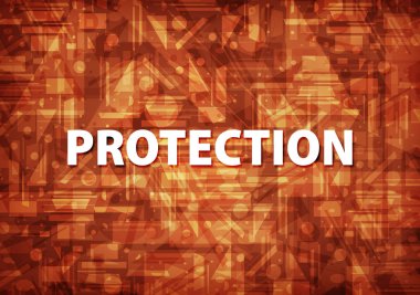 Üzerinde kahverengi zemin soyut illüstrasyon izole koruma