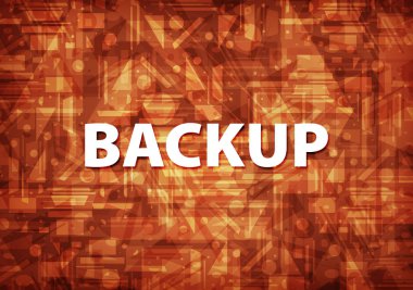 Üzerinde kahverengi zemin soyut illüstrasyon izole yedekleme