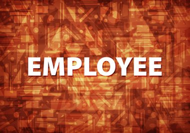 Üzerinde kahverengi zemin soyut illüstrasyon izole çalışan