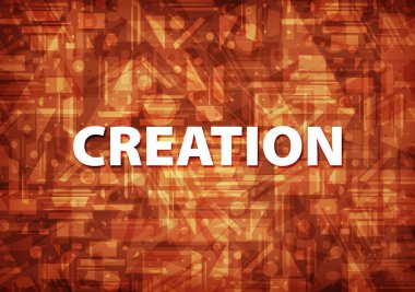 Üzerinde kahverengi zemin soyut illüstrasyon izole oluşturma