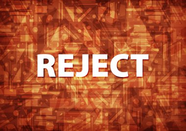 Üzerinde kahverengi zemin soyut illüstrasyon izole Reddet