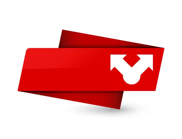 Share Symbol Isoliert Auf Premium Red Tag Zeichen Abstrakte Illustration — Stockfoto