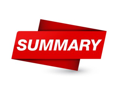 Sigorta primi kırmızı etiket işareti soyut illüstrasyon izole Özeti