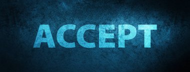 İzole üzerinde özel mavi kabul banner arka plan soyut illüstrasyon