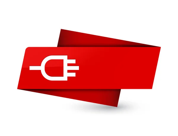 Connect Symbol Isoliert Auf Premium Rotem Tag Zeichen Abstrakte Abbildung — Stockfoto
