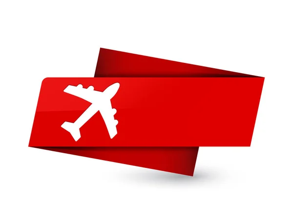 Ikony Samolotem Białym Tle Premium Czerwony Znacznik Znak Abstrakcja Ilustracja — Zdjęcie stockowe
