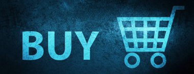 Özel mavi afiş arka plan soyut illüstrasyon izole satın alın