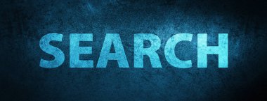 Özel mavi afiş arka plan soyut illüstrasyon izole arama