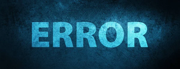 Error isolated on special blue banner background abstract illustration