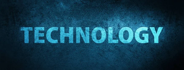 Technology isolated on special blue banner background abstract illustration