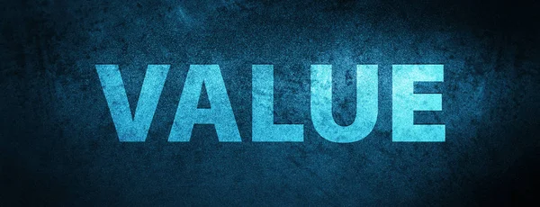 Valor Aislado Banner Azul Especial Fondo Ilustración Abstracta —  Fotos de Stock