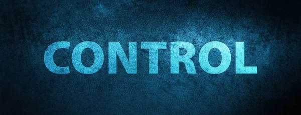 Control isolated on special blue banner background abstract illustration