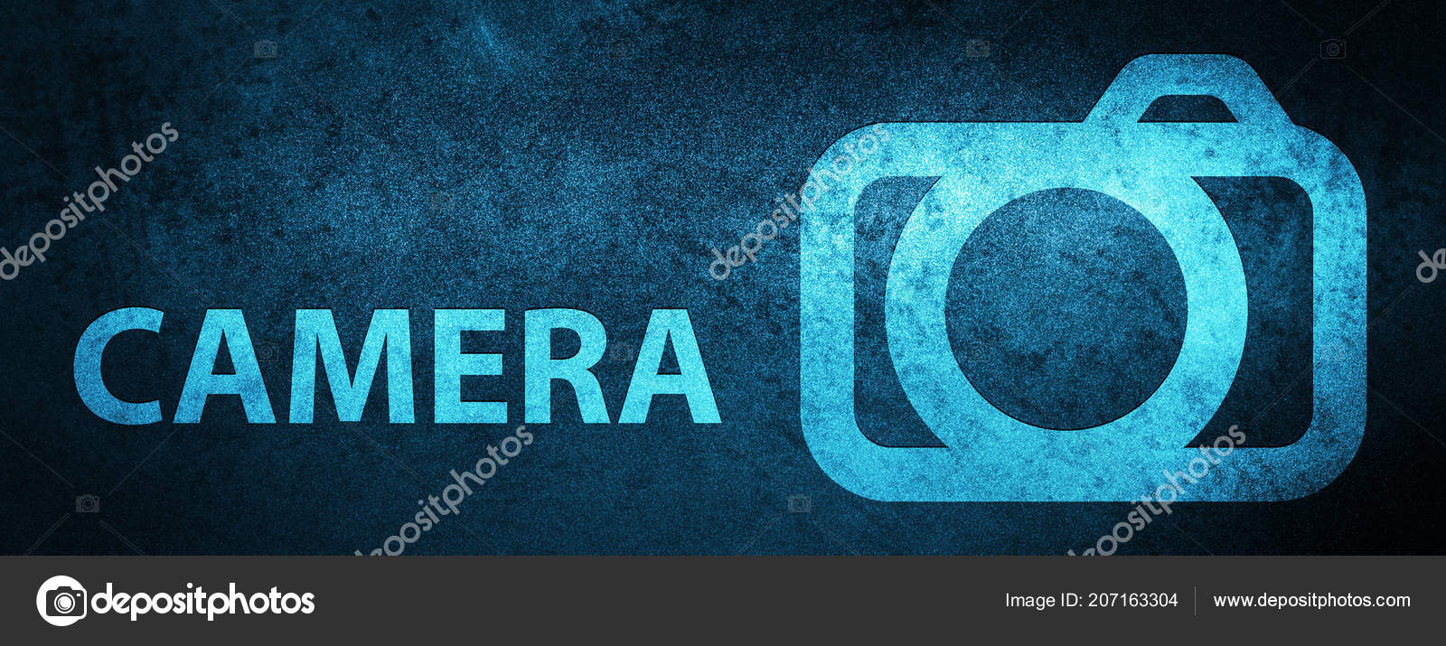 Camera Isolated Special Blue Banner Background Abstract Illustration ...