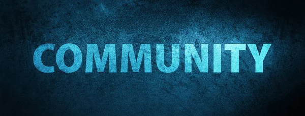 Community Isolated Special Blue Banner Background Abstract Illustration — Stock Photo, Image