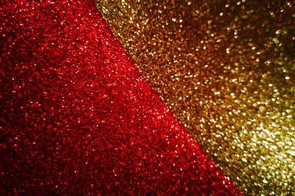 Abstract Blurred Background Divided Half Diagonally Gold Red Shining Sparkling — стоковое фото