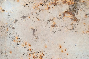 paslı metal yüzeylere ve doku çatlamak.